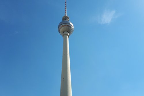 berlin  tv tower  alexanderplatz