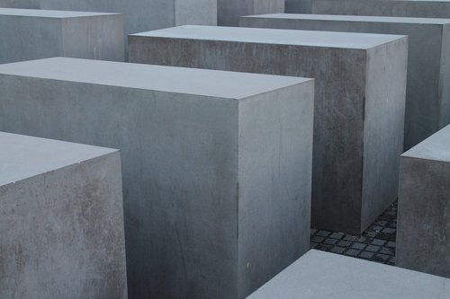 berlin  concrete blocks  jewish heritage