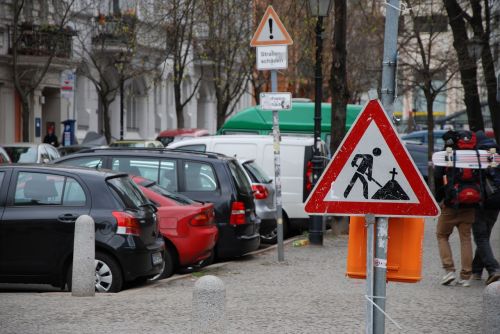 berlin street sign art