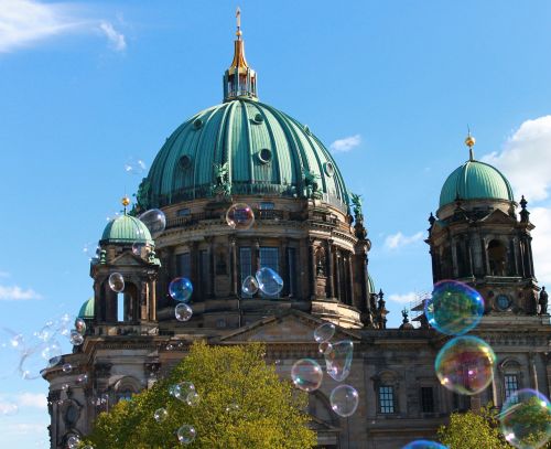 berlin cathedral cathedral dome sky
