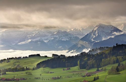 bernese oberland switzerland alpine