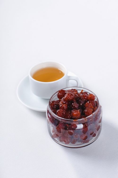 berries tea foodie