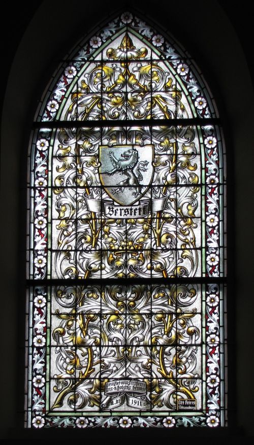 berstett protestant church stained glass