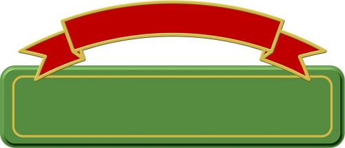 bevel banner ribbon