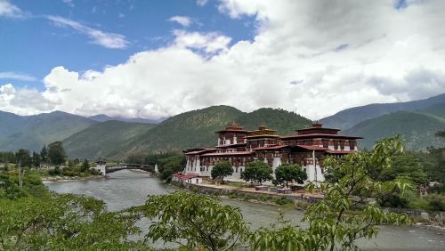 bhutan punakha dzong asia