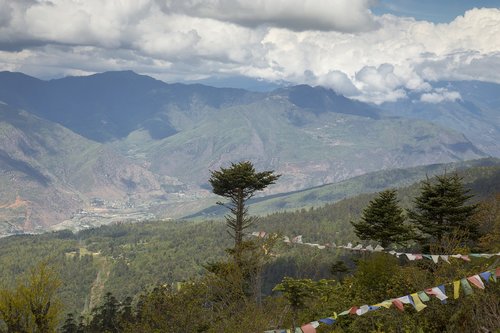 bhutan  mountains  nature