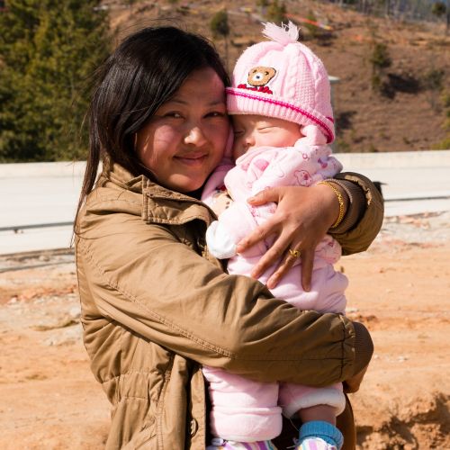bhutanese mother baby