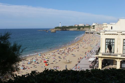 biarritz beach sea
