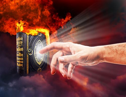 bible flame fire
