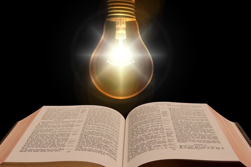 bible  book  light bulb