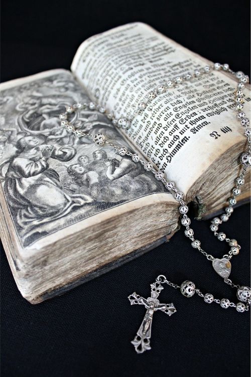 bible rosary book