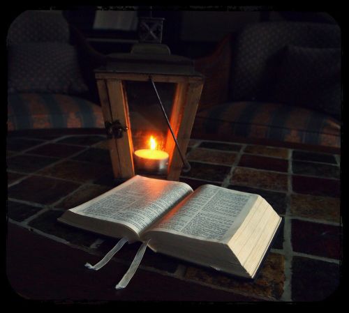 bible bible reading lantern