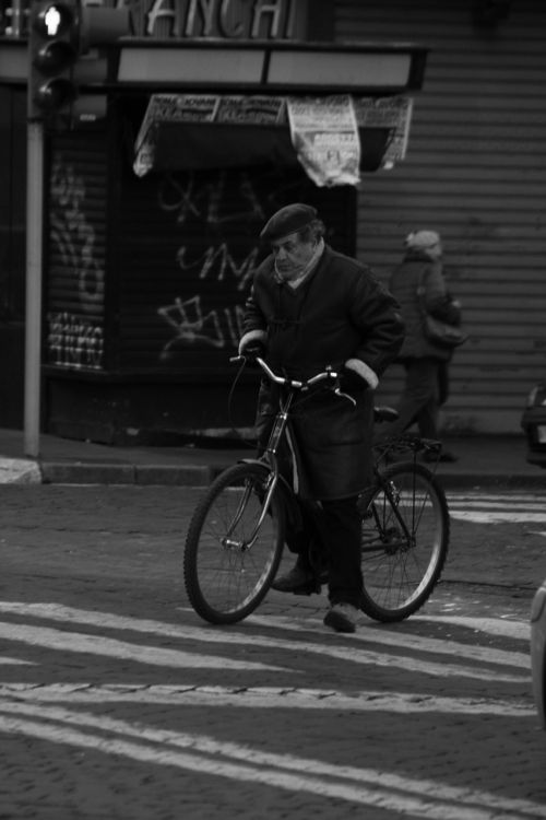 bicycle senior man