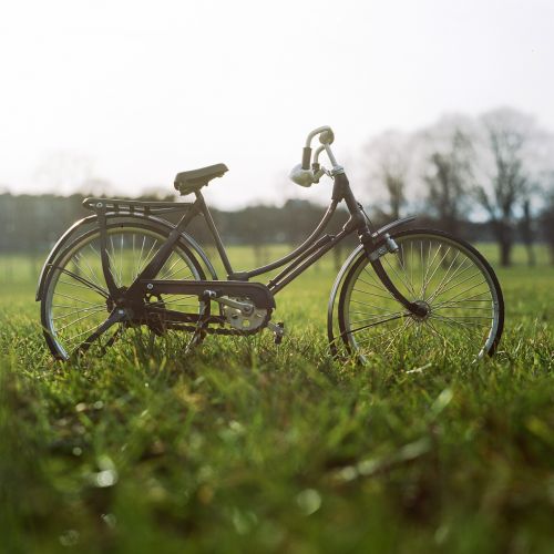 bicycle bike field