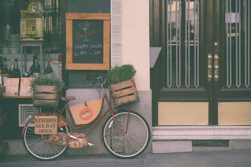 bicycle bike building