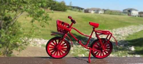 bicycle bike red