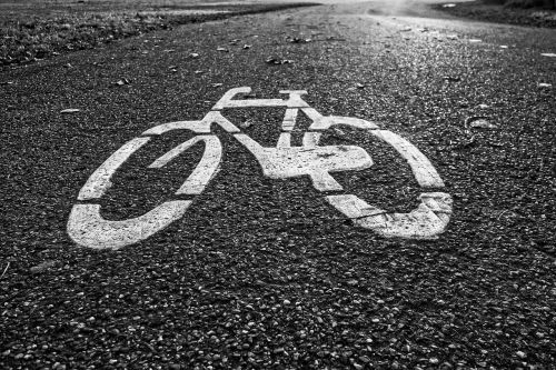 bicycle road icon