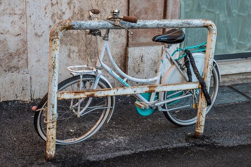 bicycle  abandoned  abandonment