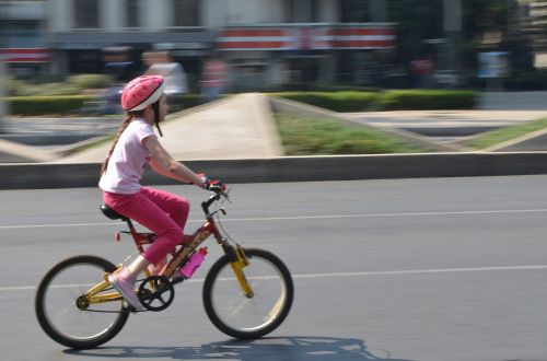 bicycle child girl