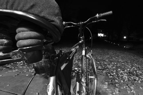 Bicycle At Night