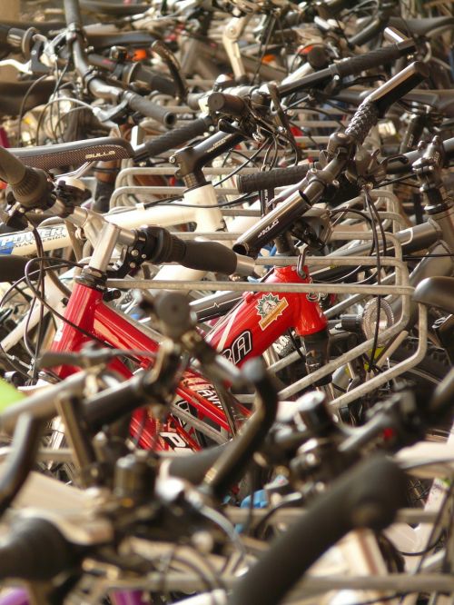 bicycles handlebars wheel