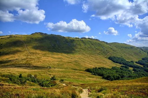 bieszczady sky landscape