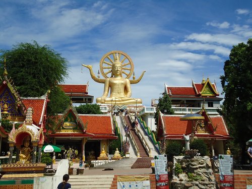 big buddha temple  koh samui  thailand