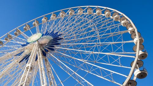 big wheel carrousel fairground
