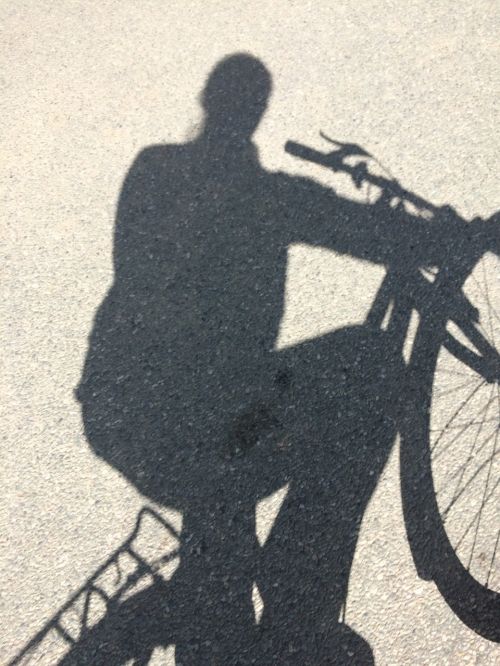 bike shadow sunshine