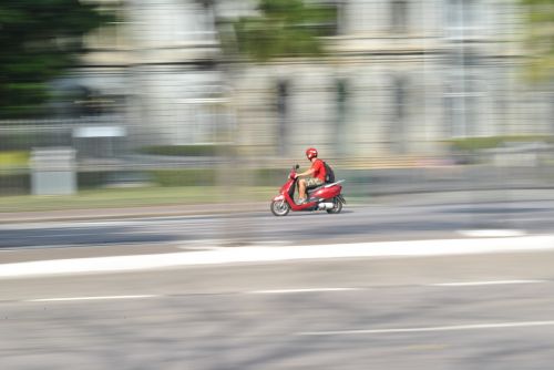 bike frozen red