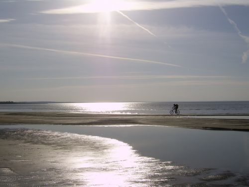 bike sea beach