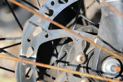 bike spokes brake