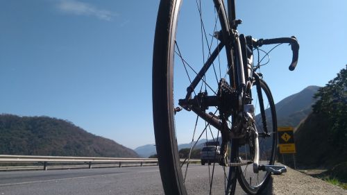 bike road sky