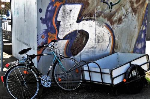 bike  transport  graffiti