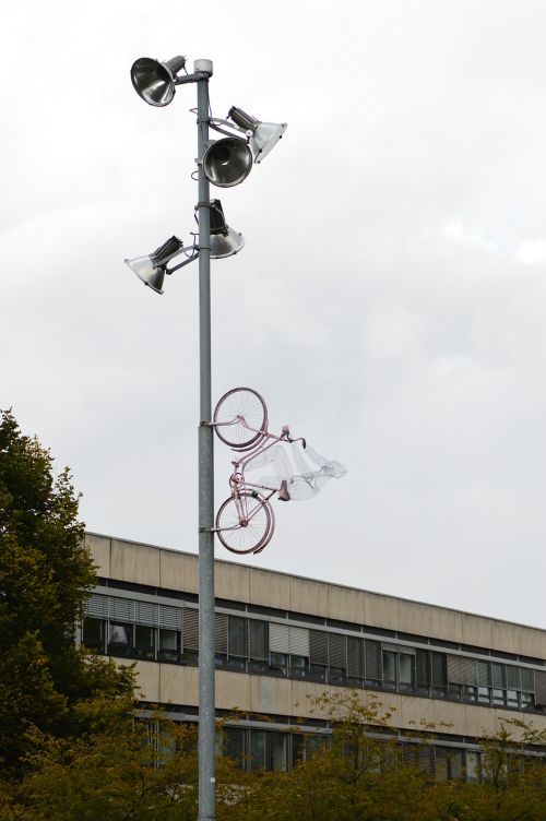 bike art sky