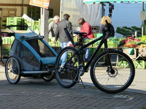 bike wheel trailers