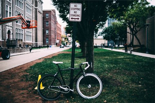 bike bicycle sign