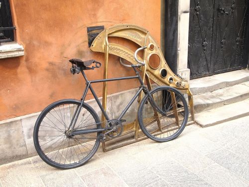 bike old bike warsaw