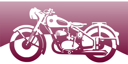 bike pink motorbike