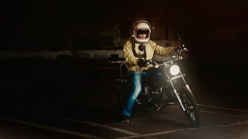 biker motorcycle germošlem