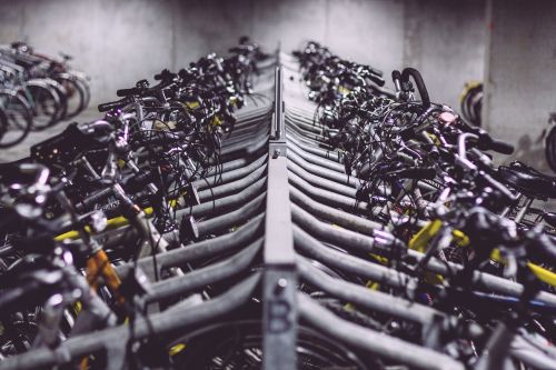 bikes bicycles bike racks