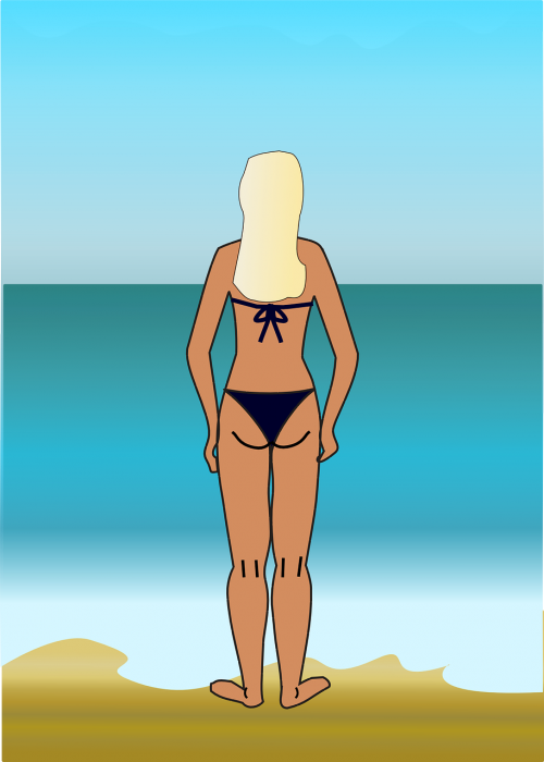 bikini beach girl