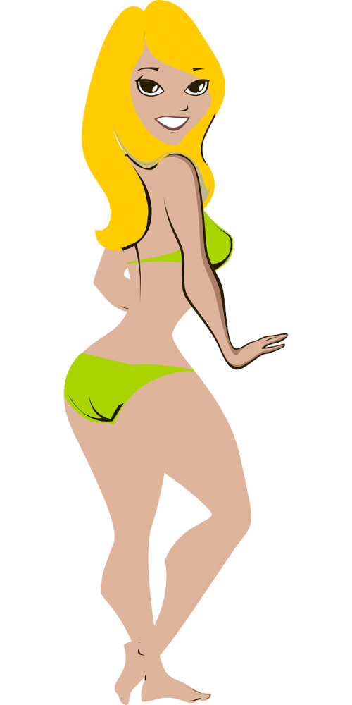 bikini girl blonde