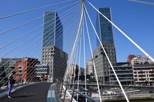 bilbao zubizuri bridge