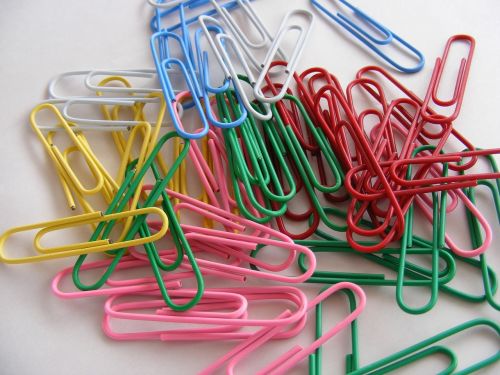 binder clips colored