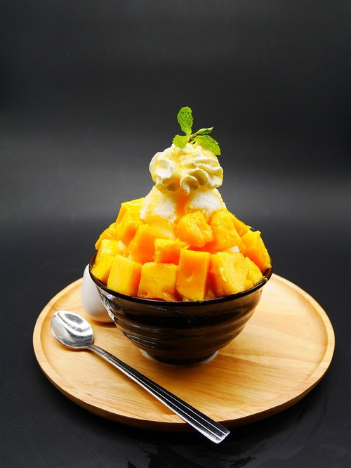 bingsu  menu  mango
