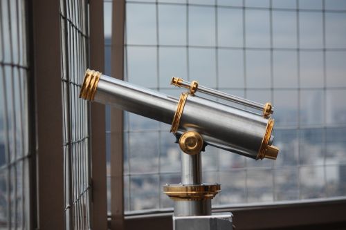 binoculars long eiffel tower view telescope