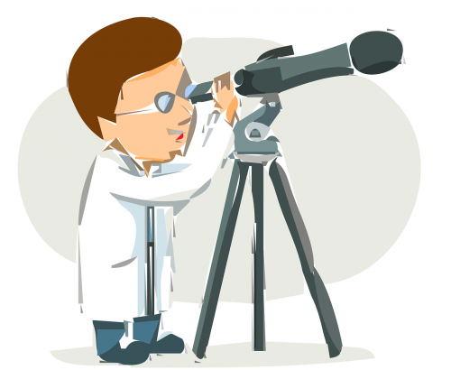 binoculars science scientist