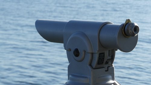 binoculars  water  view