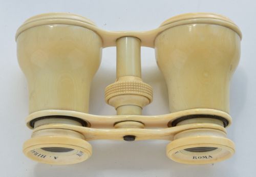 binoculars lenses ivory